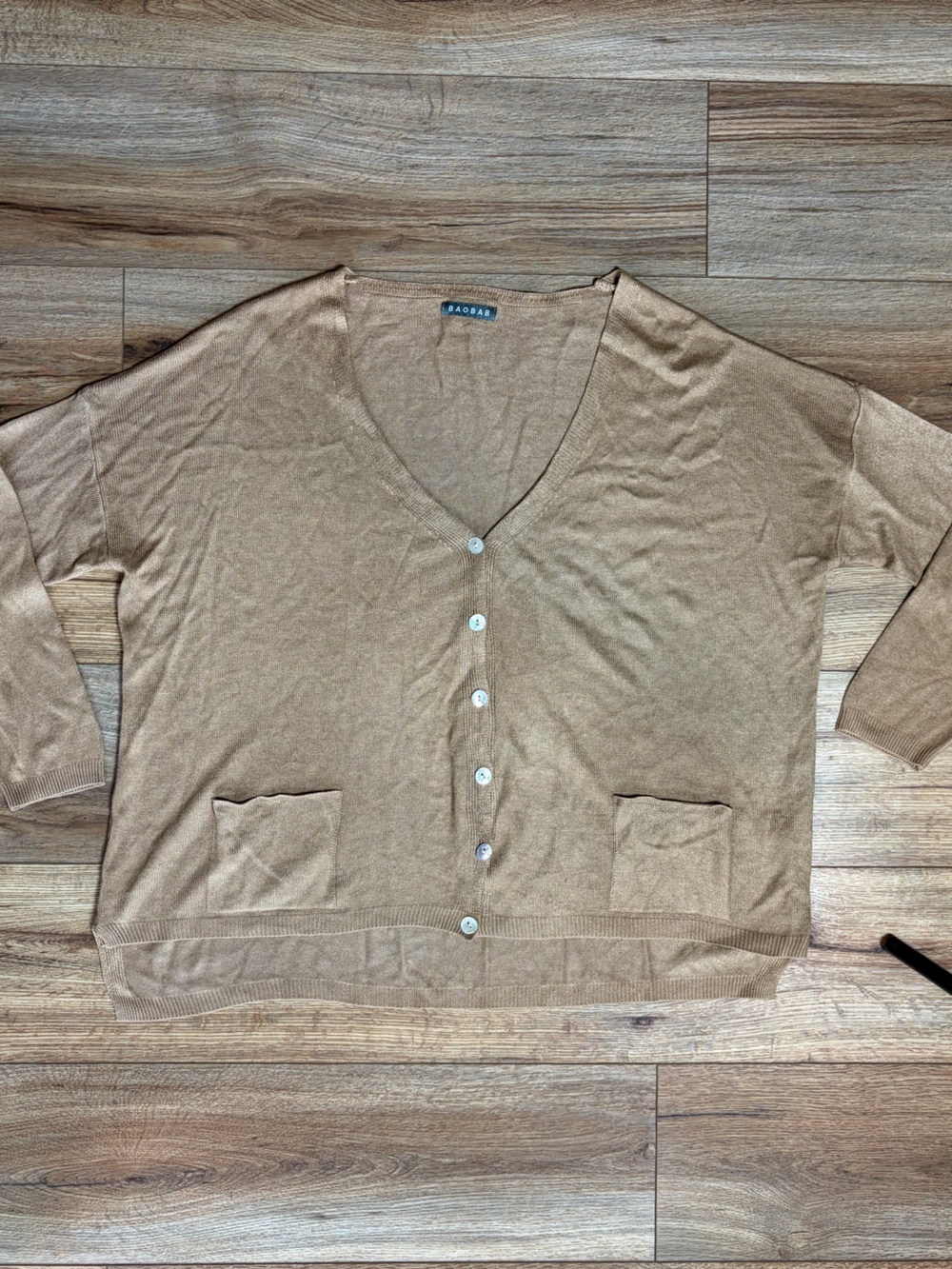 Baobab classic quite luxury fine-knit cardigan made in Italy - Picture 2 of 12